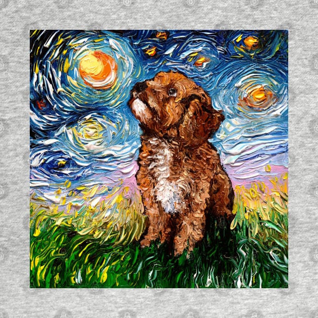 Cavapoo Night by sagittariusgallery